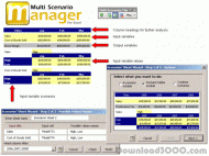 Multi Scenarios Manager for Excel screenshot